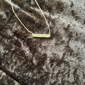 Fragrant Jewels Gold Bar Necklace